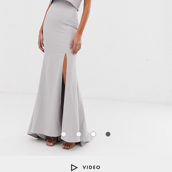 Jarlo bandeau overlay maxi dress - Picture 2 of 6